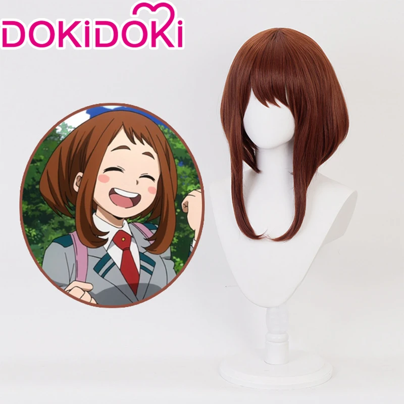 DokiDoki Аниме косплей парик My Hero academic OCHACO URARAKA волосы женские термостойкие Boku No |