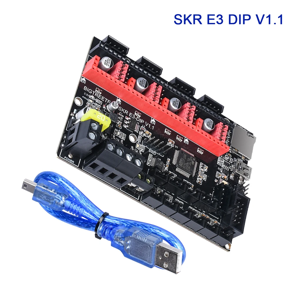 Плата управления BIGTREETECH SKR E3 DIP V1.1 32 бит ARM для TMC5160 TMC2130 SPI TMC2208 UART платы 3D принтера