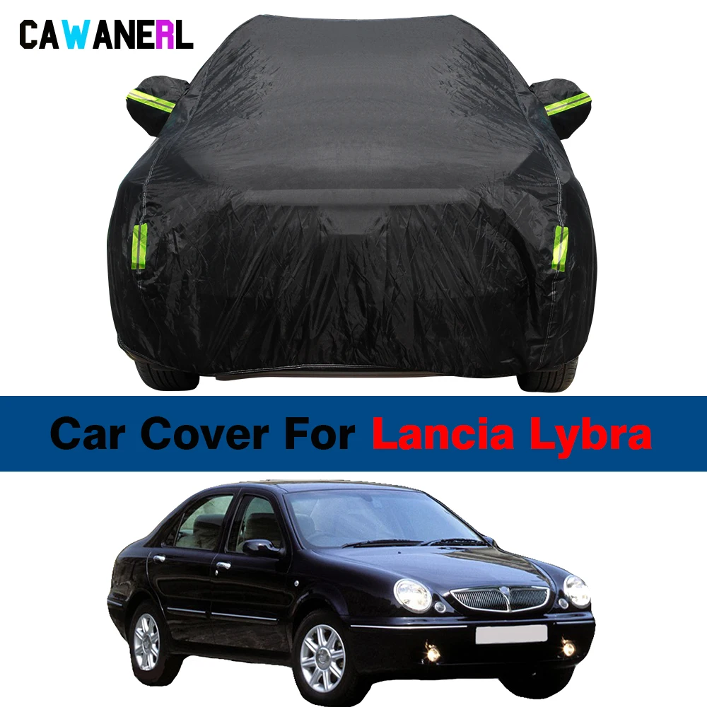 

Waterproof Car Cover Auto Anti-UV Sun Shade Snow Rain Dust Resistant Cover For Lancia Lybra