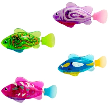 

Battery-Powered Fish Cat Toy Water Activated LED Swimming Fish Toy Cat Fish Toy