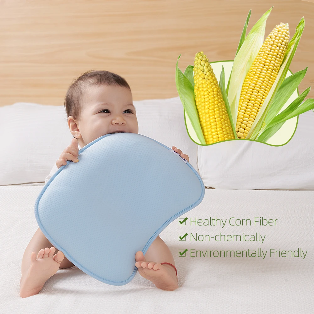 2763-891ab4.jpg Sunveno Newborn Pillow High Quality Head Shaping Pillow Baby Pillow Newborn Sleep Support Concave Pillow Helps
