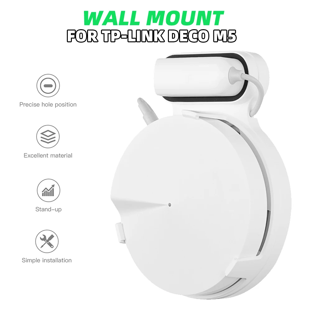WiFi Router Wall Mount Holder for TP-Link Deco M5 Whole Home Mesh WiFi System Sturdy Bracket Ceiling