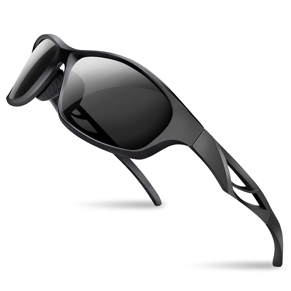 Открытый Велоспорт велосипедные защитные очки UV400 Защитные велосипедные очки Поляризованные спортивные солнцезащитный очки с чехлом для мужчин и женщин