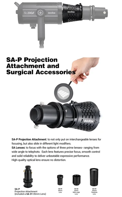 Godox SA-17 SA-PアタッチメントセットSA-01 02 付属