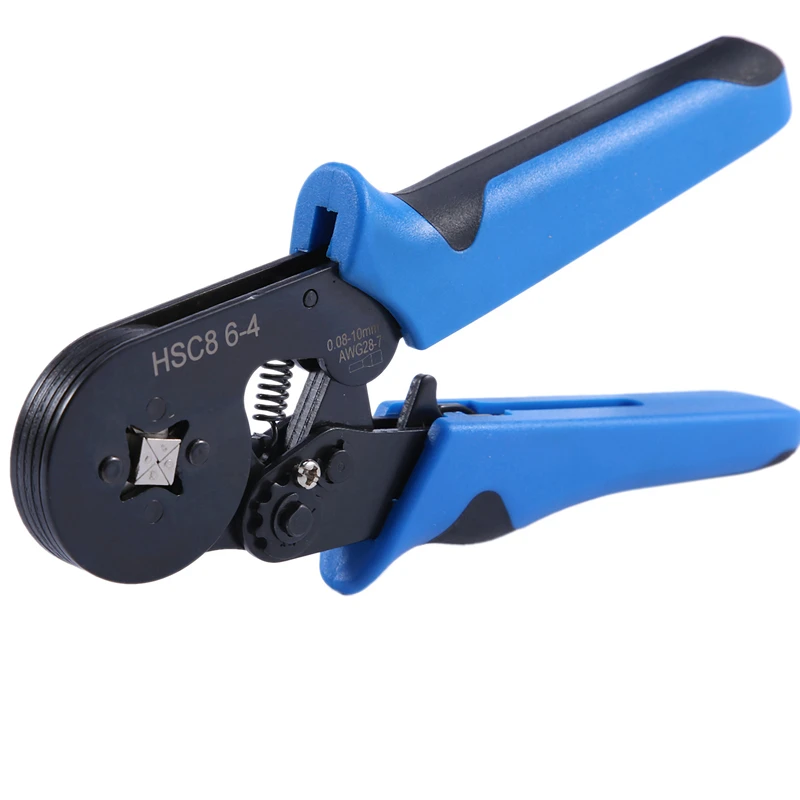 Щипцы плоскогубцы Набор 0,08-10 мм2 саморегулирующиеся Храповые обжимные инструменты с 1200 провода обжимной разъем изолированный и U