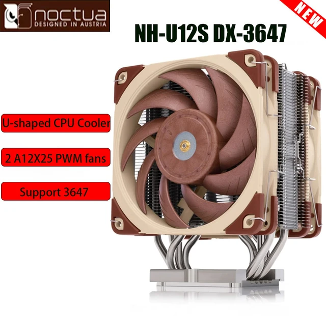 Noctua NH-U12S DX-3647コンピュータcpuクーラーラジエーター12センチ ...