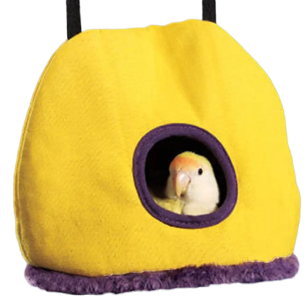 

Pet Bed Bird Warm Mat Soft Pad Sleeping Nest Round House Decoration S/M Size