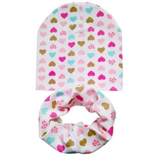 

Children Caps Scarf Cotton Baby Hat for Girls Baby Boys Cap Autumn Winter Baby Hat Scarf 0-15Y Kids Hat Warm Beanies Cap