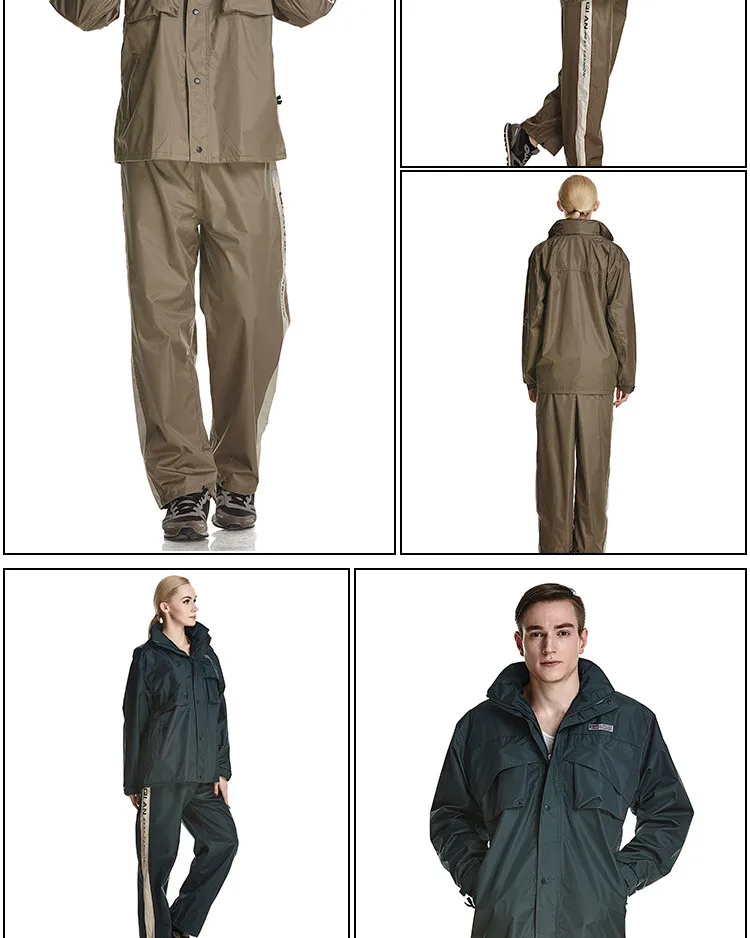 Abrigo непроницаемый Qlan para mujer/hombre, abrigo para lluvia, abrigo para hombre, непроницаемый para mujer, para motocicleta