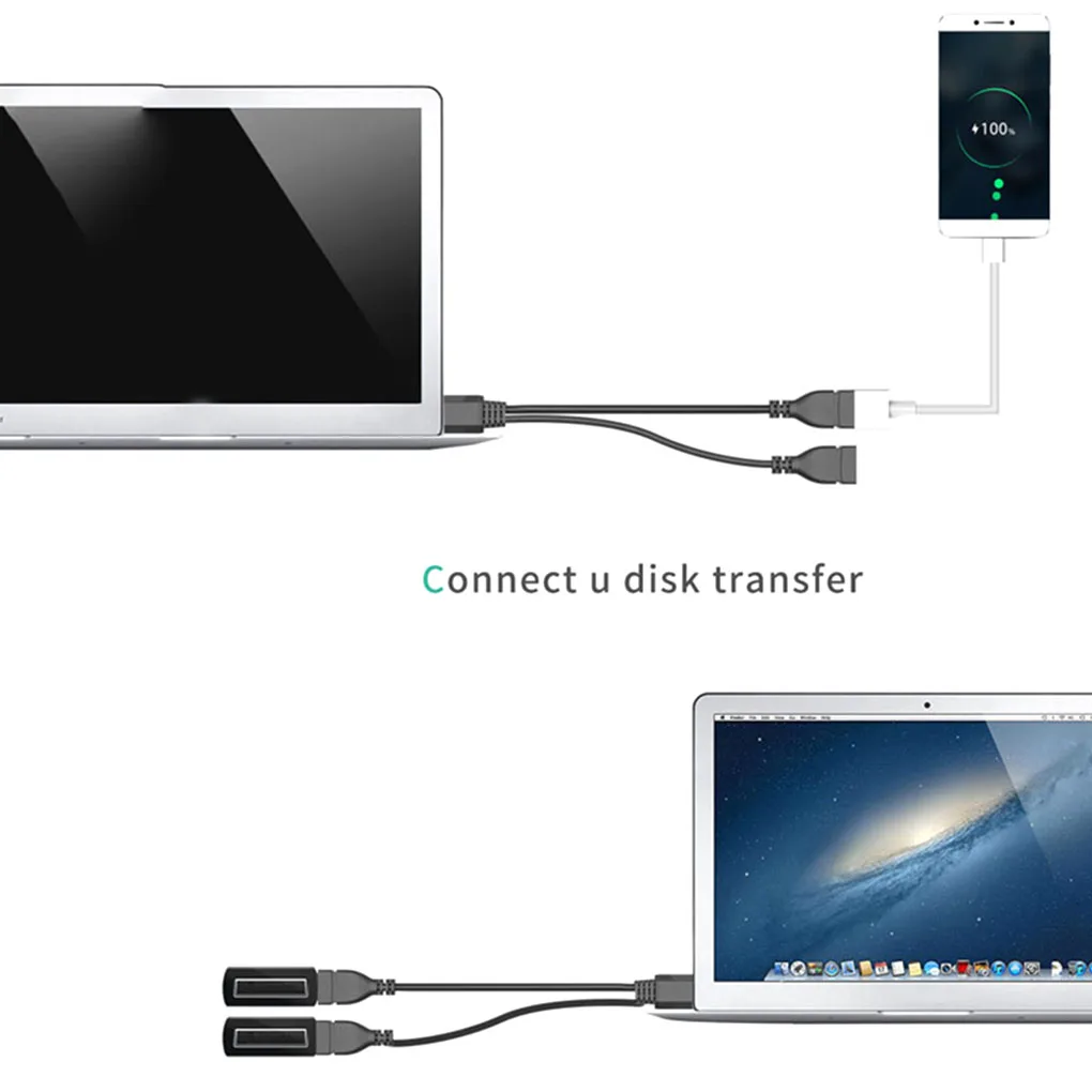  USB Charging Power Cable Cord Extension Cable USB 2.0 A 1 male to 2 Dual USB Female Data Hub Power 