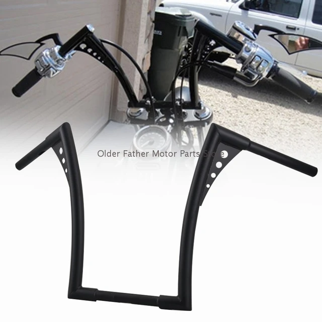 25mm Motorcycle Ape Hangers Handlebar 12 14 16 Rise for Harley Sportster  XL 1200 883 Softail Dyna Touring Road Glide - AliExpress