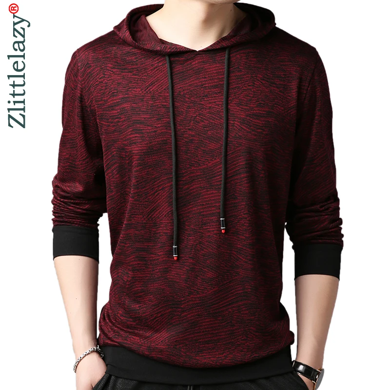 maroon and black hoodie