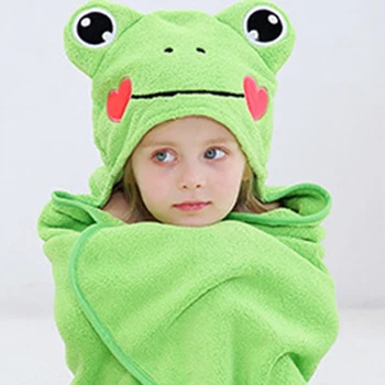 

Beach Blanket Large Bathrobe Animal Shape Hooded Towel Washcloth Water Absorbing Cute Shower Kids Baby Ultra Soft Spa Bath