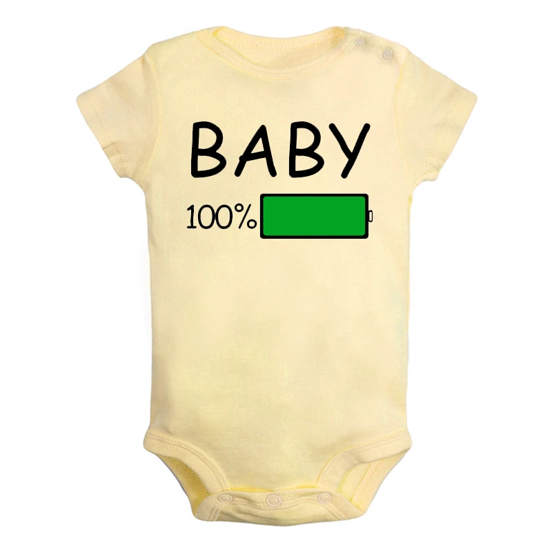 ifBaby2785Y Забавная Одежда для маленьких мальчиков и девочек, г., battery Mini Boss Ctrl+ c комбинезон с короткими рукавами, спортивный костюм подарок из хлопка - Цвет: ifBaby2785Y