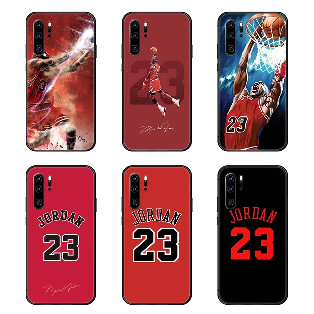 Jordan-funda teléfono de baloncesto, protector para Huawei P8 P9 P10 P20 P30 Lite Pro Plus smart Z 2019, color negro, 3D _ AliExpress Mobile