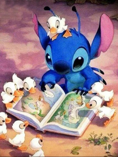 Fairy Tale 5d Diamond Painting Stitch Picture Diamond Embroidery Stich Cartoon Lilo Stitch Diamond Mosaic Cross Stitch Gift Diamond Painting Cross Stitch Aliexpress