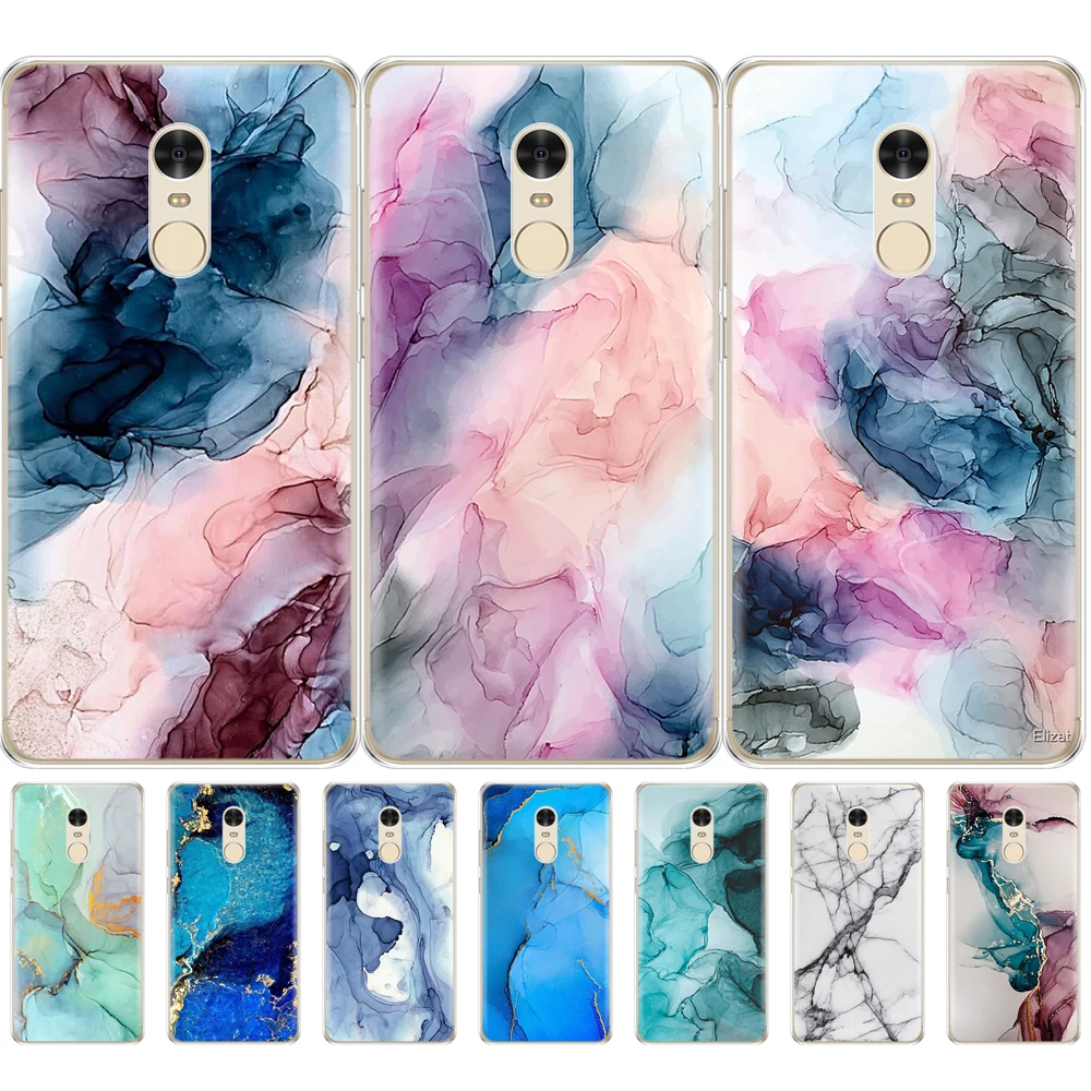 Silicone Cover phone Case for Xiaomi redmi 5 4 1 1s 2 3 3s pro PLUS note 4X 4A 5A back case fashion marble cover | Мобильные