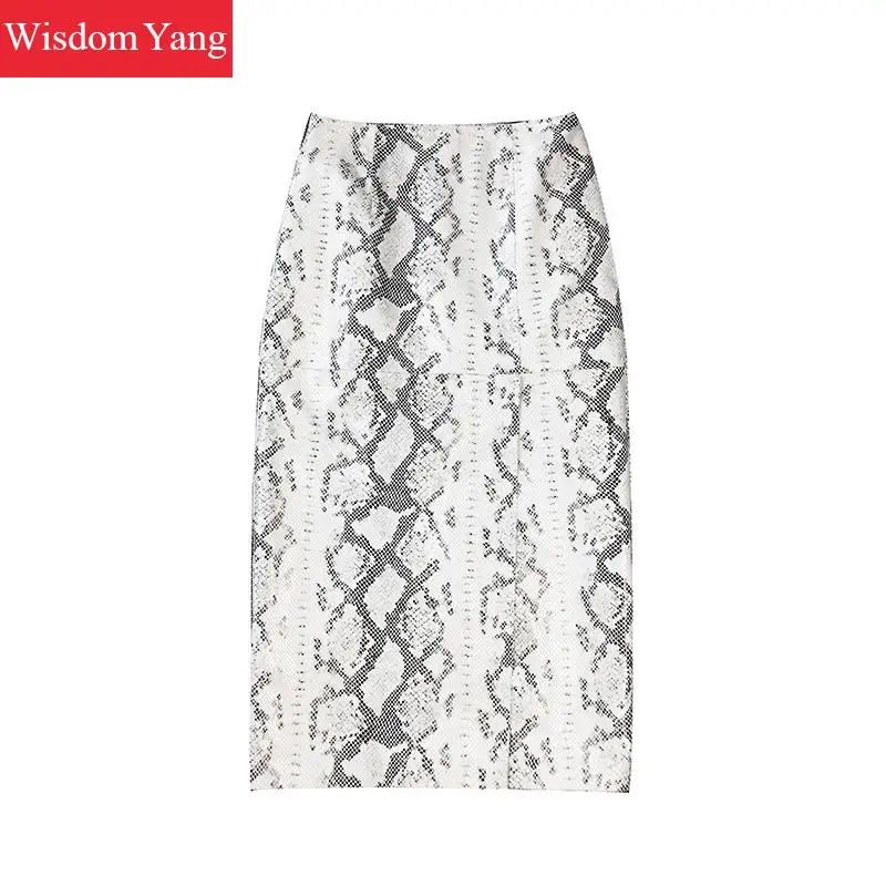 Herfst Lange Rok Schapenvacht Lederen Rok Hoge Taille Potlood Midi Rokken Vrouwen Witte Snakeskin Sexy Dames Koreaanse Kleden Herfst Lange Rok Schapenvacht Lederen Rok Hoge Taille Potlood Midi Rokken Vrouwen Witte Snakeskin Sexy Dames Koreaanse Kleden