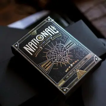 

National Playing Playing Cards 88*63mm Paper Magic Category Poker Cards for Professional Magician