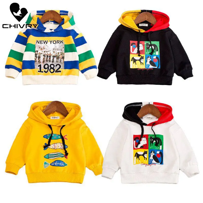 Новинка 2019 толстовка с капюшоном для маленьких мальчиков и девочек детский