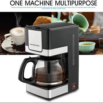 

SUSWEETLIFE Brand new home automatic Italian coffee machine, steam milk making machine, drip type portable coffee machine 220V