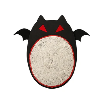 

Cat Scrathing Mat Board Cute Halloween Bats Design Furniture Protector Sisal Pet Cat Play Toys TP