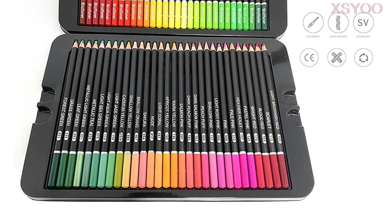 Brutfuner 180 Colors Colored Pencils Professional Soft ...
