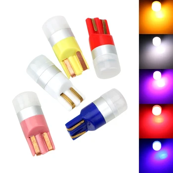 

LEEPEE Car Reading Lamp Dome Light 5 Colors Led Bulbs Turn Parking Width Auto Wedge Lam T10 3030 DRL Canbus DC 12V 1 SMD