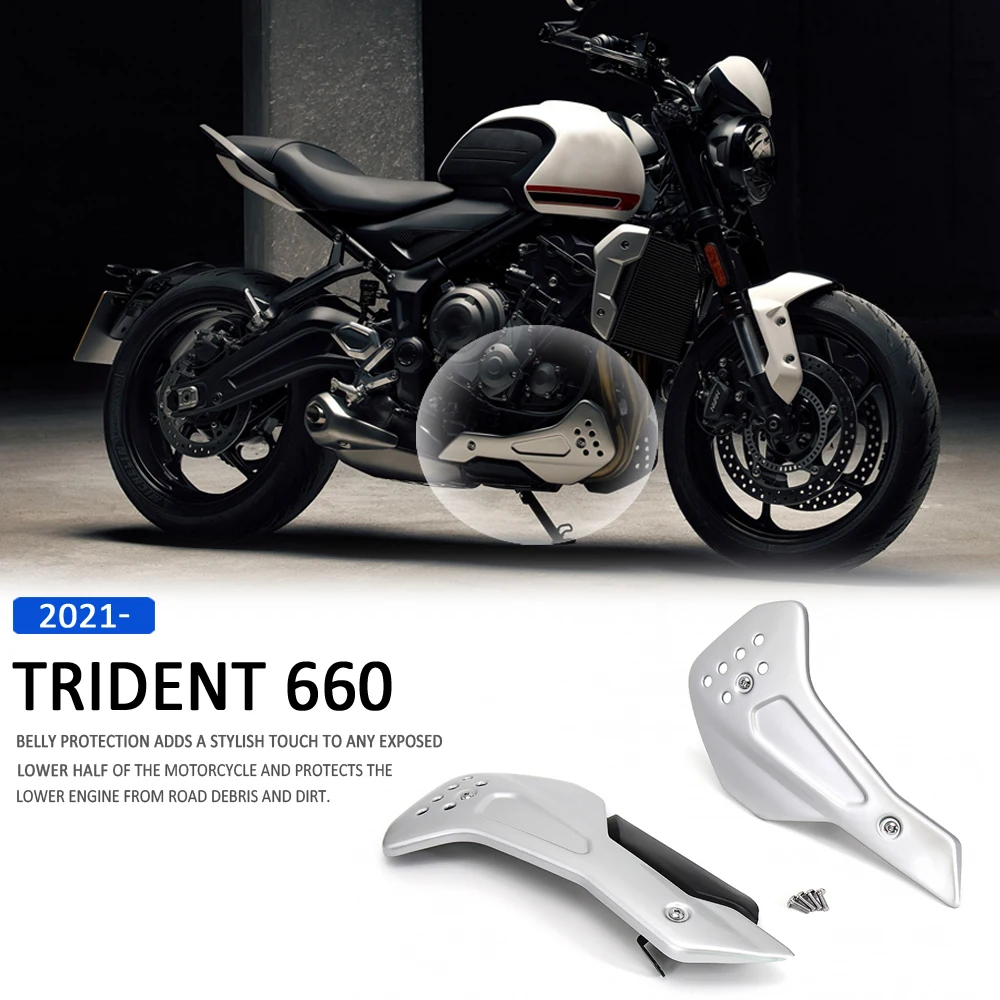 2021NewForTrident660Trident660MotorcycleAccessoriesEngineBelly