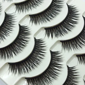 

20 boxes/lot10 pairs natural long false eyelashes