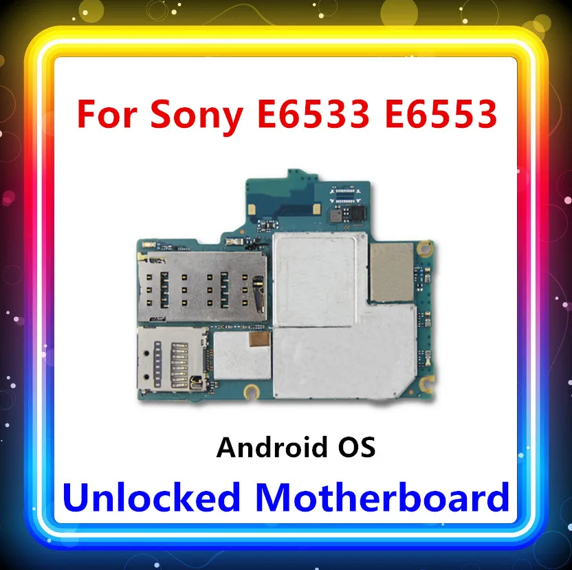 Оригинальная логическая плата для Sony Xperia Z3+ Материнская плата E6533/E6553 материнская плата разблокированная с чипами материнская плата Android обновленная карта