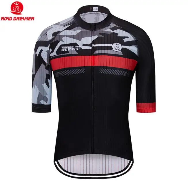 Синий Мужская дышащая велосипедная майка, летняя, Mtb, Джерси, camisa ciclismo, лайкра, велосипедная майка, короткий рукав, Майо, ciclismo hombre - Цвет: Синий