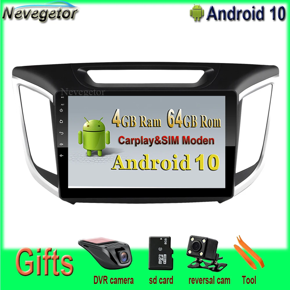 Мультимедийный проигрыватель для Hyundai стерео-проигрыватель на Android 10 с 9