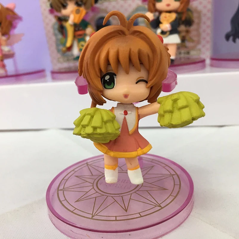 8 шт./компл. экшн фигурки из японского аниме Kinomoto Sakura Daidouji Tomoyo Li Syaoran Kero