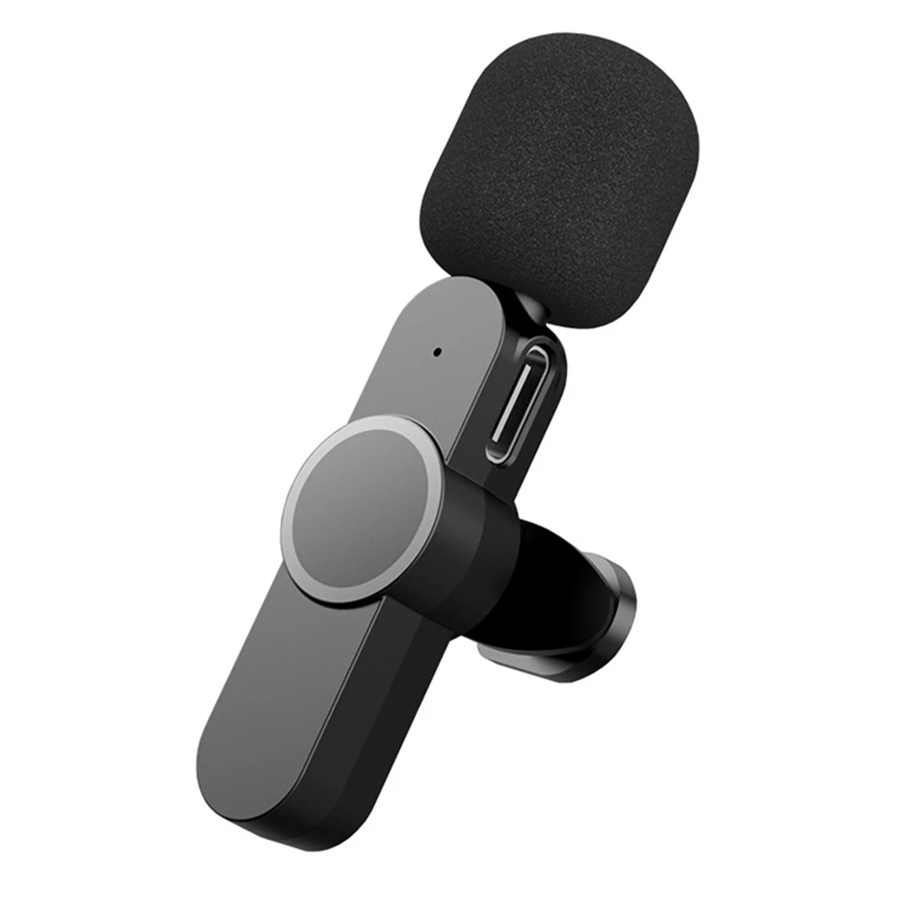 Wireless 2.4Ghz Portable Lavalier Microphone Mini Mic for Android Phone Youtubers Facebook Live