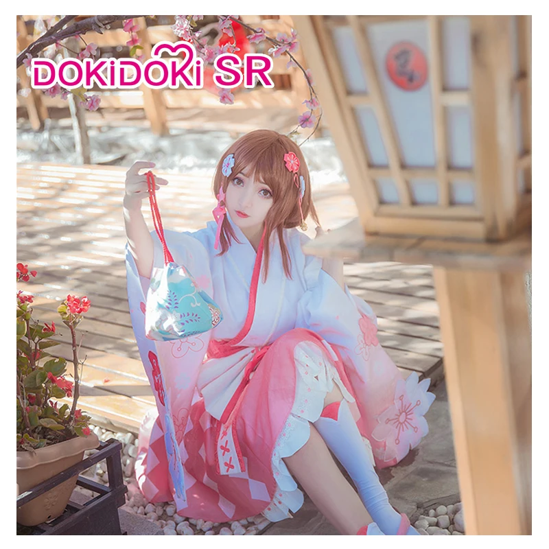 DokiDoki-SR аниме My Hero Academia Cosplay OCHACO URARAKA кимоно для женщин Boku No косплей костюм |