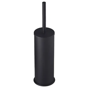 

New Toilet Brush Holder Bathroom Cleaning Set Flooring Stand Bathroom Storage and Organization, Black