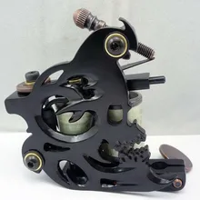 Новинка, высокое качество, катушка для татуировки, 10 обертываний, ручная машинка для татуировки, пистолет для Liner Shader, YM-8103