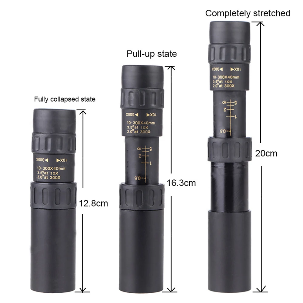 telescopio monocular portatil com tripe clipe para esporte ao ar livre 02