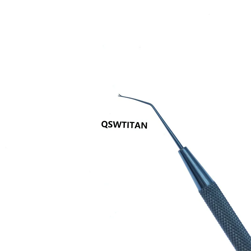 Titanium V-shaped tip Maltzman-Fenzl Lens Manipulator ophthalmic Veterinary surgical instruments