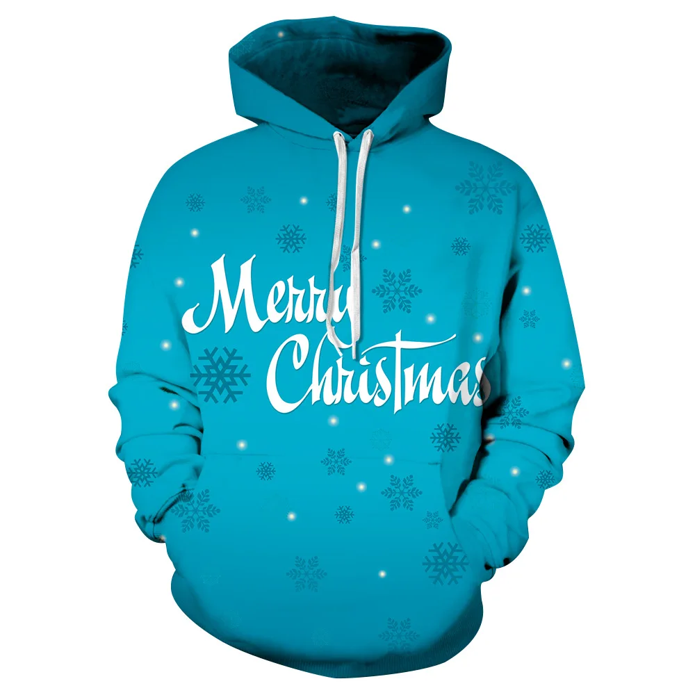 Christmas hoodie Толстовка с капюшоном; Рождественская одежда с объемным рисунком для родителей и детей; одинаковые комплекты для семьи; подарки для детей; Мужская Уличная одежда; Прямая поставка - Цвет: Christmas hoodie