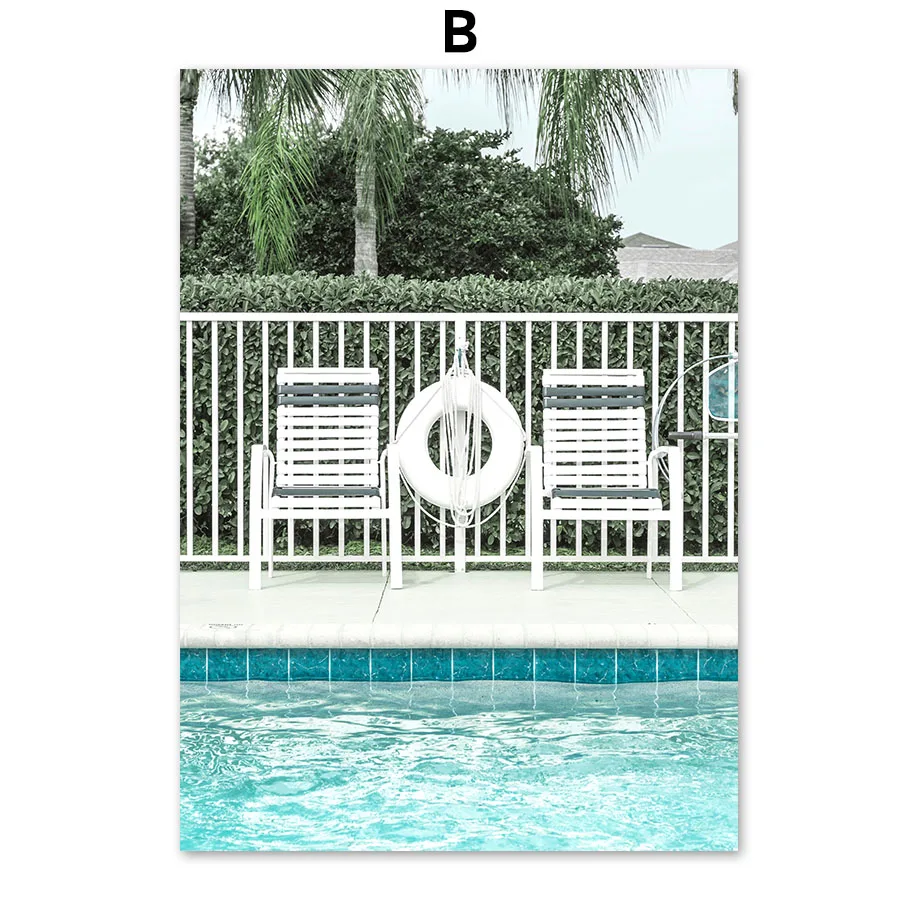 Sea-Beach-Pineapple-Girl-Swimming-Pool-Nordic-Posters-And-Prints-Wall-Art-Canvas-Painting-Wall-Pictures (4)