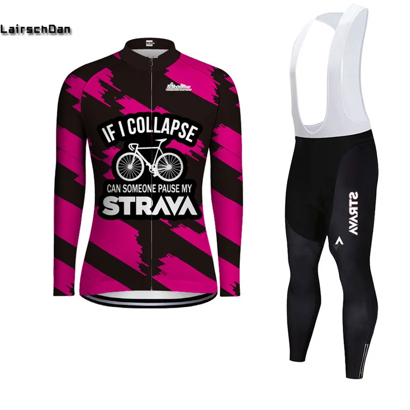 SPTGRVO LairschDan strava pro cycle jersey для мужчин с длинным рукавом наборы команды гоночный велосипед одежда комбинезон костюм осень Джерси комплект - Цвет: 05