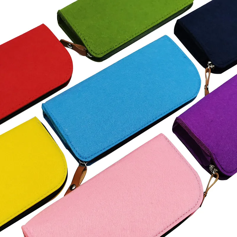 Простой фломастер сумка разных цветов школьные принадлежности Карандаш Чехол студенческие канцелярские товары сумка для хранения