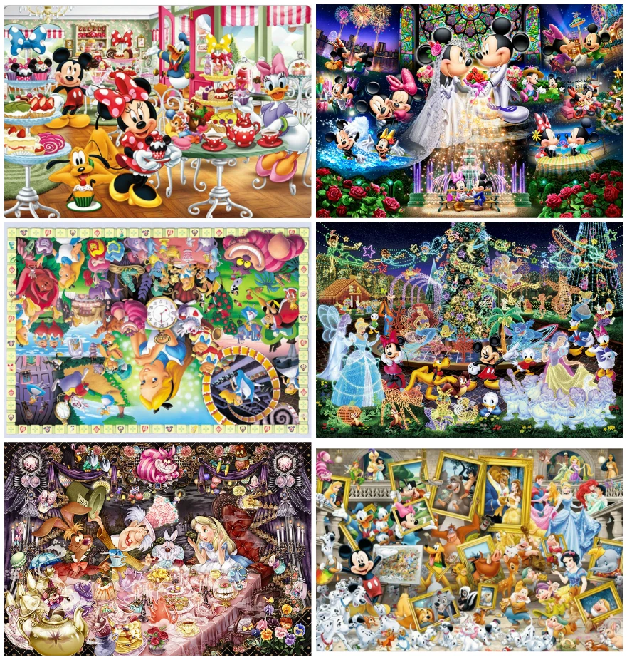 

Disney Collection Wall Art Print Poster Art Canvas Painting Nordic Kids Room Decoration Picture Baby Room Decoration