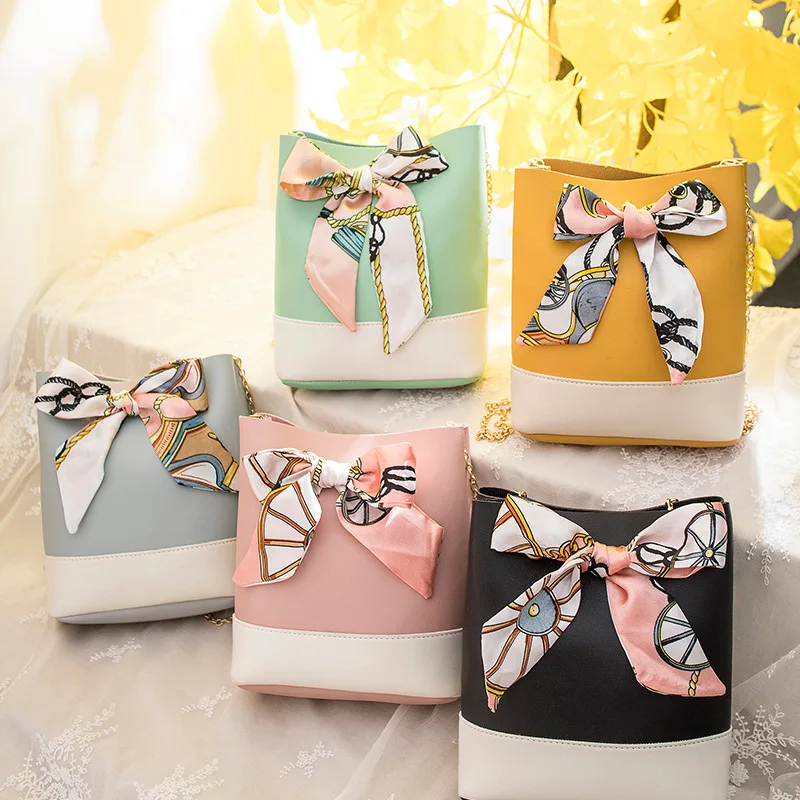 

2019 Spring New Style I-Style Bucket Bag Trend Shoulder Bag WOMEN'S Bag