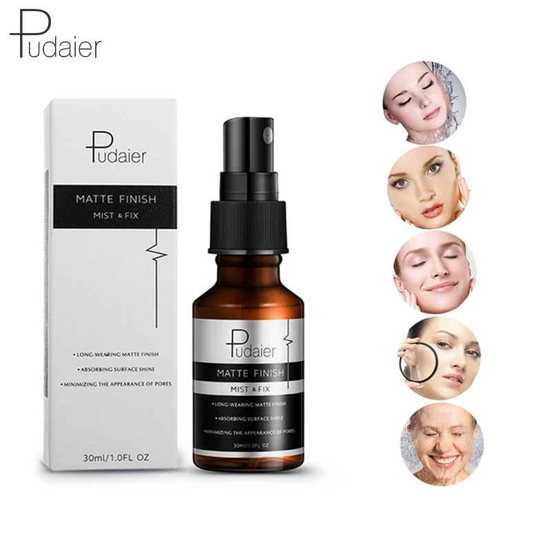 Pudaier спрей для лица профессиональный Maquillaje Fix Mist Matte Dewy Finish увлажняющий тоник спрей для закрепления макияжа контроль масла