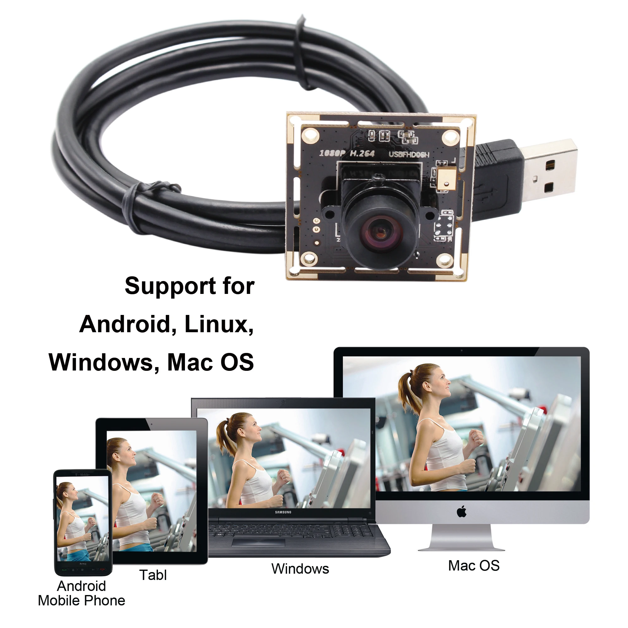 Веб камера Sony IMX322 2 МП Full HD 1080P USB|usb camera module|camera modulemini cctv |