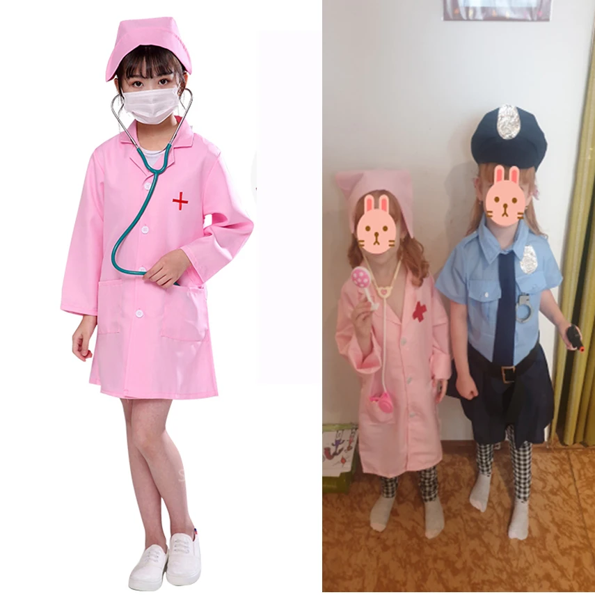 Doctor Cosplay Costume Set Halloween Outfits for Children 