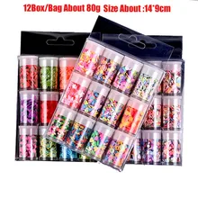 80 г/12 коробок, смешанные фрукты, животные, цветочные ломтики, полимерная Горячая глина для поделок, сделай сам, изготовление слаймов, материалы для наполнения, аксессуары 80 г/12 коробок, смешанные фрукты, животные, цветочные ломтики, полимерная Горячая глина для поделок, сделай сам, изготовление слаймов, материалы для наполнения, аксессуары